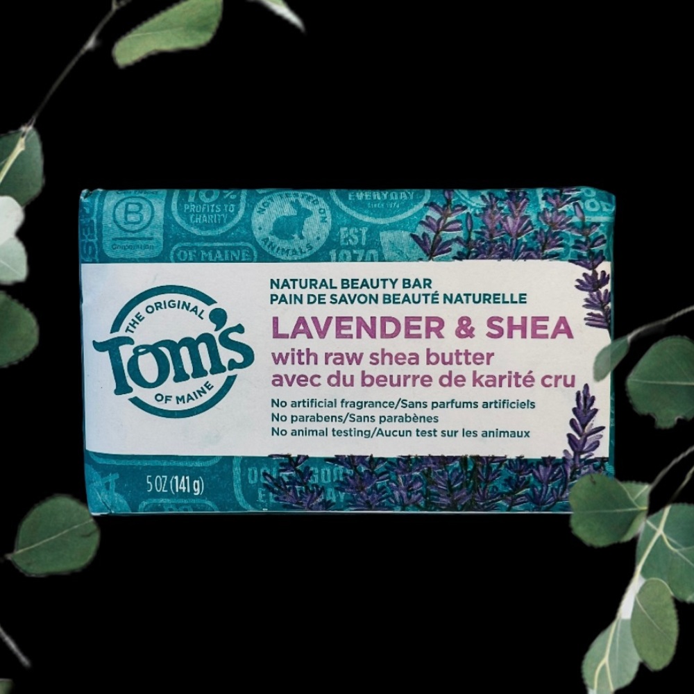Lavender & Shea Beauty Bar Tom's Of Maine Bar Soap 5 Oz Each - Picture 10 of 10